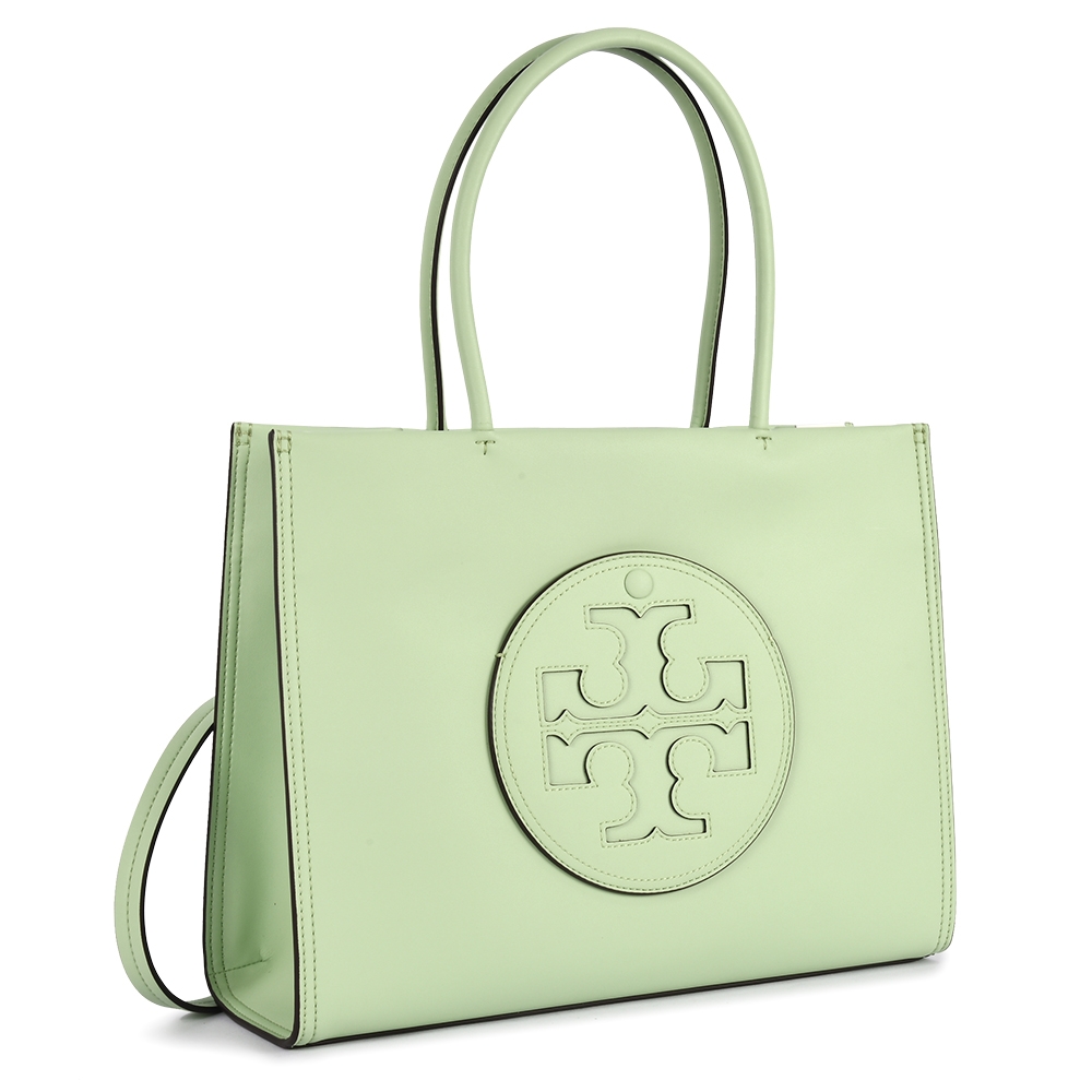 TORY BURCH Ella Bio 煥新環保材質兩用托特包(小)-薄荷綠