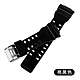 Watchband / 16mm / G-SHOCK 凸口替用錶帶 橡膠錶帶 - 亮黑色/霧黑色 product thumbnail 2