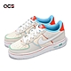 Nike Air Force 1 LV8 2 BG 大童 女鞋 AF1 米白 藍綠 AF1 休閒鞋 FQ8350-110 product thumbnail 1