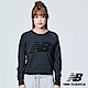 New Balance 雪呢絨圓領刷毛長袖上衣 AWT83565BK 女 黑 product thumbnail 1