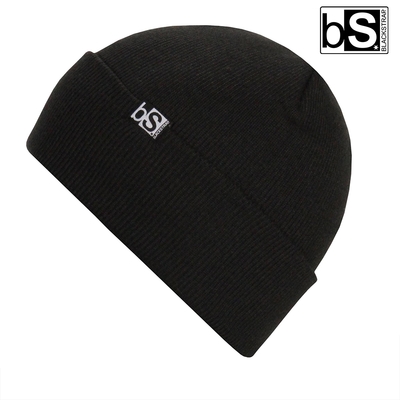 BlackStrap Essential Beanie 經典反摺毛帽【Black/黑】