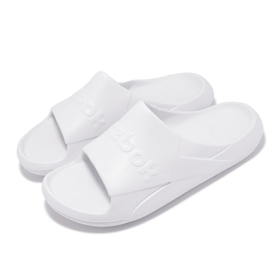 Reebok 拖鞋 Clean Slide 男鞋 女鞋 白 軟底 一體式 休閒 涼拖鞋 一字拖 100200309