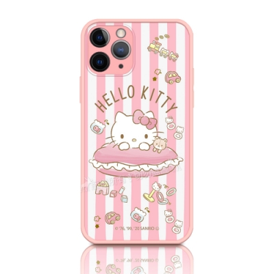 正版授權 Hello Kitty 凱蒂貓 iPhone 11 Pro 5.8吋 粉嫩防滑保護殼(玩具)