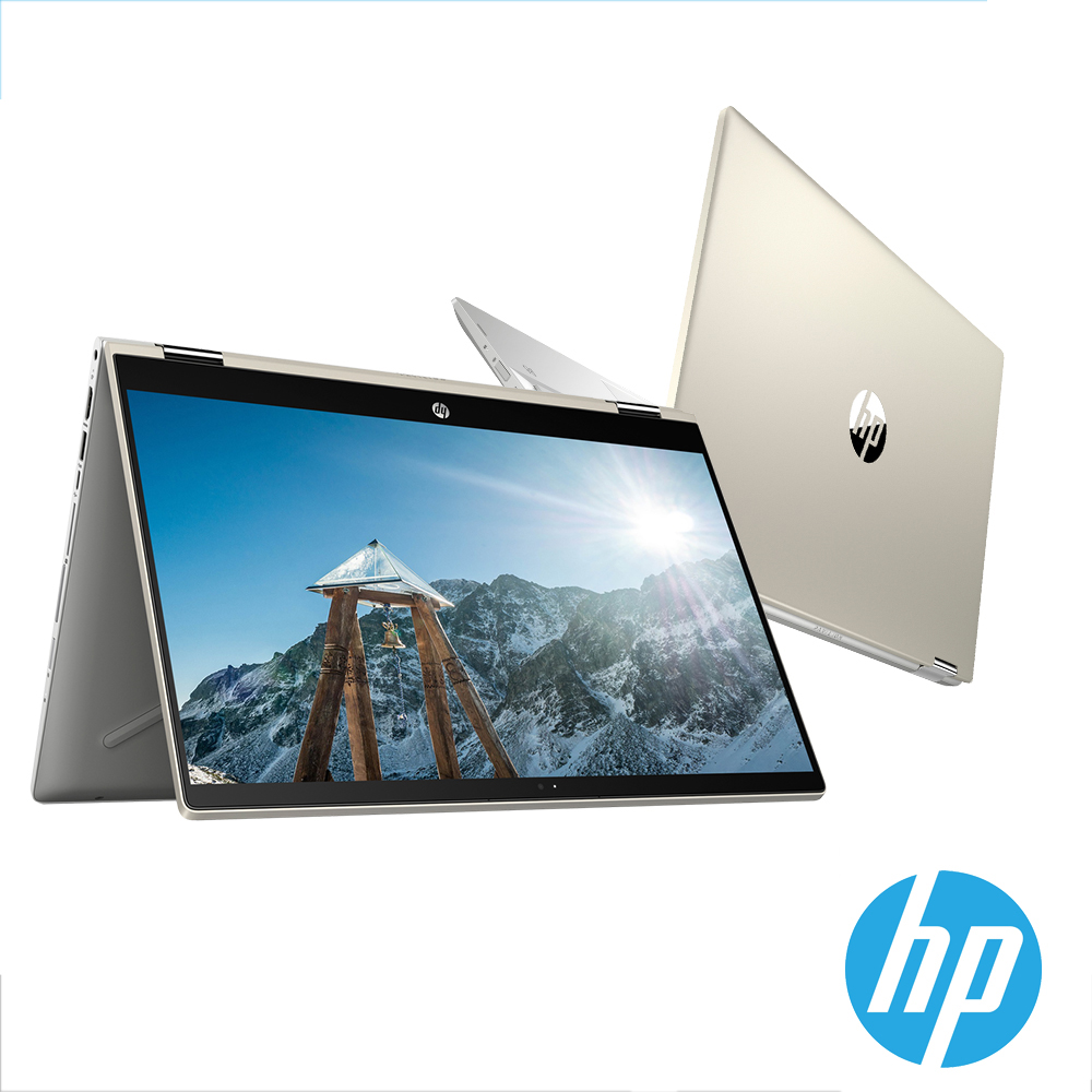 HP Pavilion x360 14吋筆電-金(i5-8265U/MX130/8G)效能筆電