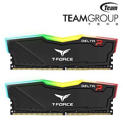 Team十銓 Delta RGB黑色 DDR4-3000 16GB(8GB*2)