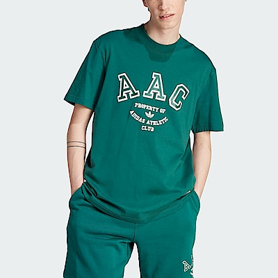 Adidas Hack AAC Tee [IM4573] 男 短袖上衣 T恤 亞洲版 運動 休閒 三葉草 棉質 舒適 綠