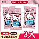 【滿399免運】Hello Kitty 車用多功能清潔濕巾40抽 *3入 product thumbnail 1