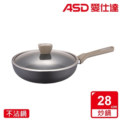 【asd 愛仕達】中華超耐磨系列不沾平底鍋28cm