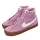 Nike 休閒鞋 Blazer Mid 77 Suede 女鞋 海外限定 麂皮 膠底 泡棉鞋舌 復古 粉紫 白 DB5461-600 product thumbnail 1