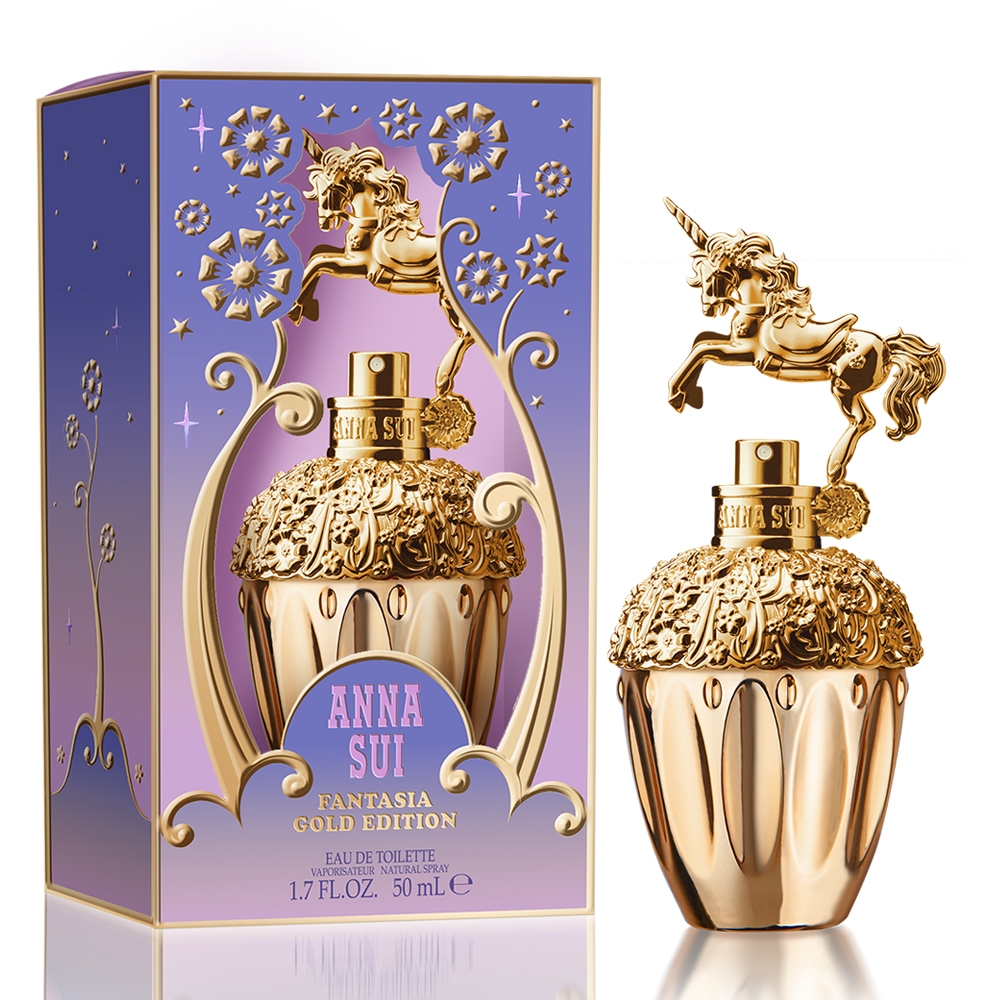 ANNA SUI 安娜蘇 童話金色獨角獸女性淡香水50ml-公司貨