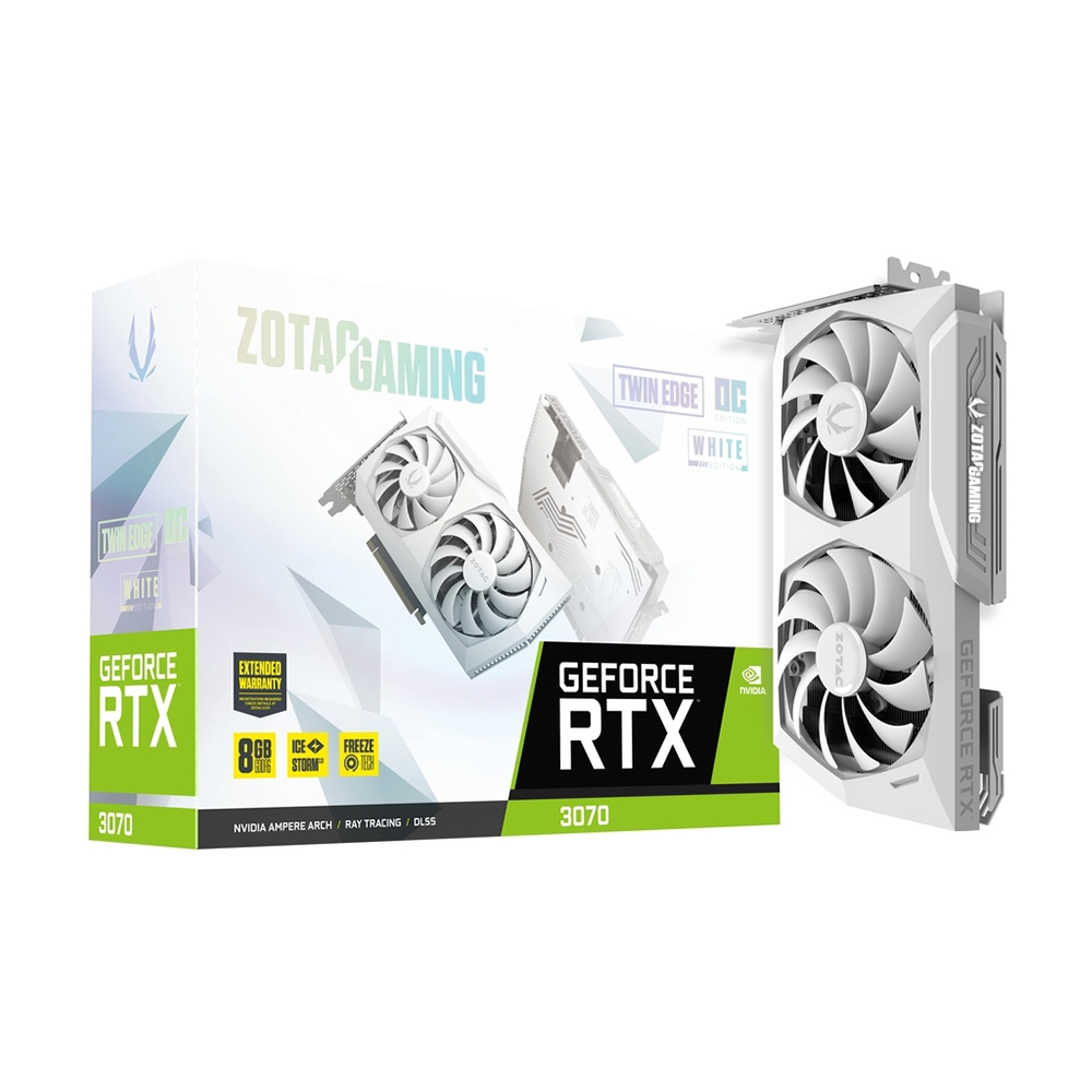 ZOTAC GAMING RTX 3070 Twin Edge OC White Edition LHR (ZT-A30700J