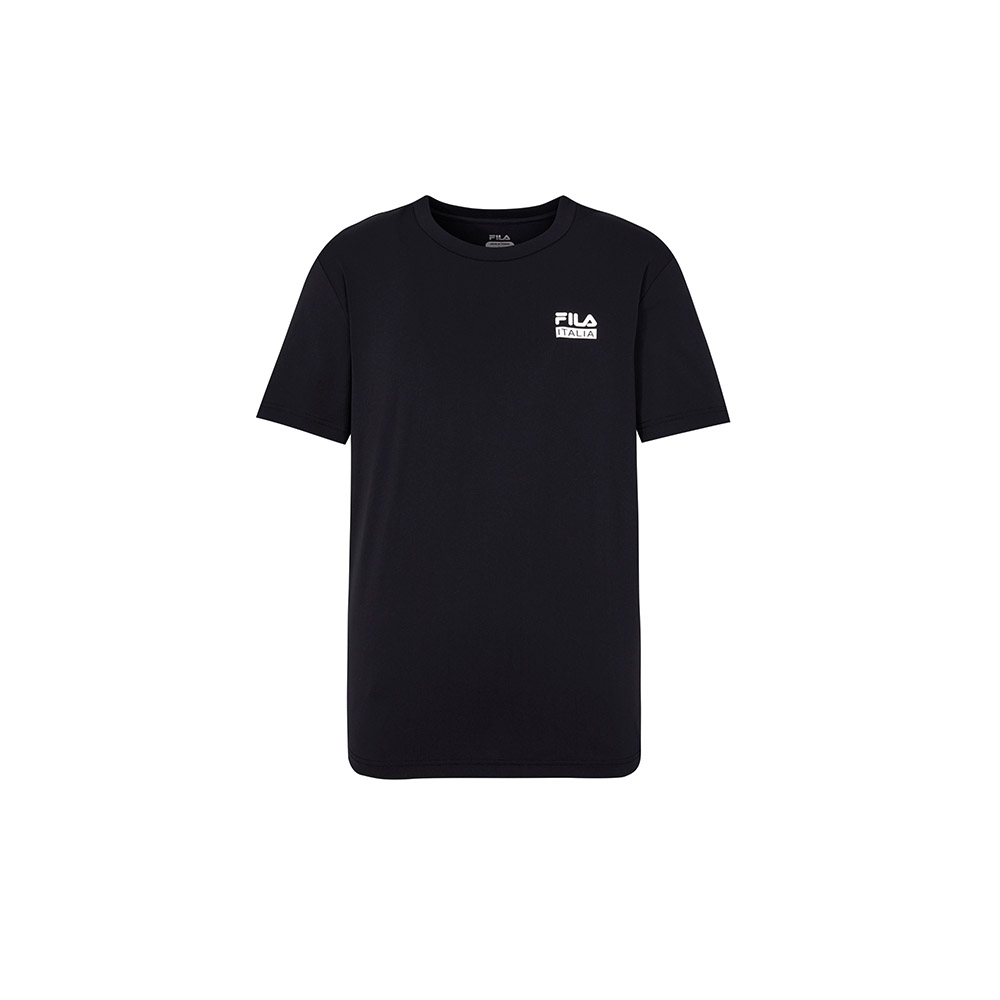 FILA 男短袖圓領T恤-黑色 1TEX-5600-BK