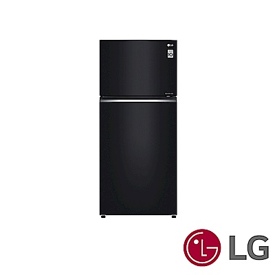 [無卡分期12期] LG樂金 525L 1級變頻2門電冰箱 GN-HL567GB 曜石黑