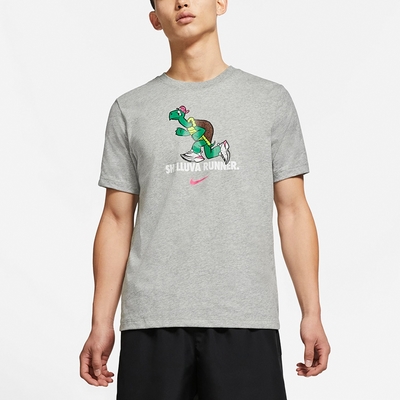 NIKE 耐吉 上衣 短袖上衣 運動 男款 灰 CZ9830-063 AS M NK DRY TEE RUN TORT HMR