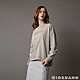 GIORDANO 女裝HYGGE圓領落肩上衣 - 96 淺褐 product thumbnail 1