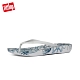 FitFlop IQUSHION NAUTICAL-PRINT FLIP-FLOPS 印花輕量人體工學戲水夾腳涼鞋-女(都會白) product thumbnail 1