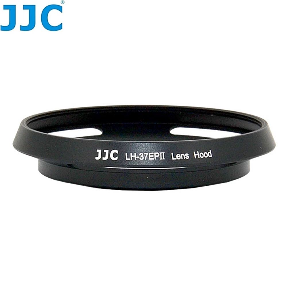 JJC副廠仿萊卡Leica鏤空導流型LH-37EPII BLACK(適Panasonic HD 12-32mm F3.5-5.6和Olympus MZD 14-42mm 1:3.5-5.6 II R)