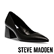 STEVE MADDEN-BAYLEIGH 尖頭粗跟高跟鞋-黑色 product thumbnail 1