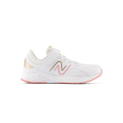 New Balance Fresh Foam 76T 童鞋 中童 白粉色 皮革 緩震 輕盈 運動 慢跑鞋 PA76TPG1