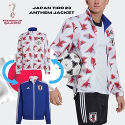 adidas 長袖外套 Japan Tiro 23 Anthem 男款 白紅 藍 