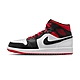 Nike Jordan 1 Mid Gym Red 男鞋 黑紅色 黑腳趾 中筒 喬丹 經典 休閒鞋 DQ8426-106 product thumbnail 1