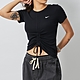 Nike NSW ESSNTL RIB SS MD CRP 女款 黑色 運動 基本款 休閒 短袖 FB8277-010 product thumbnail 1