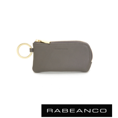 RABEANCO 迷時尚系列鑰匙零錢包 灰