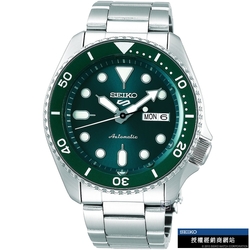 SEIKO 精工 5 Sports 系列 綠水鬼機械錶 (4R36-07G0M/SRPD61K1)綠/42.5mm