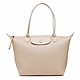 LONGCHAMP  LE PLIAGE CITY 系列 塗層帆布長把手提/肩背兩用包(中款/沙棕色) product thumbnail 1