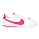 NIKE CORTEZ BASIC SL-GS女大童運動休閒鞋-休閒 904764-109 白桃紅 product thumbnail 1