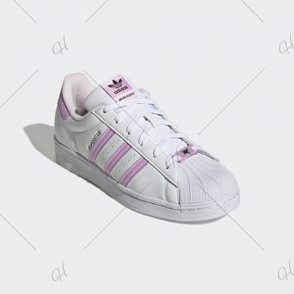 adidas 休閒鞋 女鞋 運動鞋 三葉草 SUPERSTAR  HER VEGAN W 白粉 GY1900