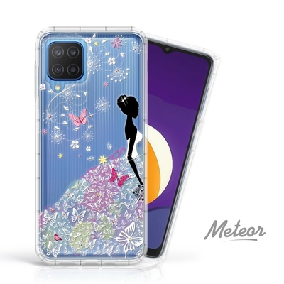 Meteor Samsung Galaxy M32 奧地利水鑽彩繪防摔殼 - 花嫁