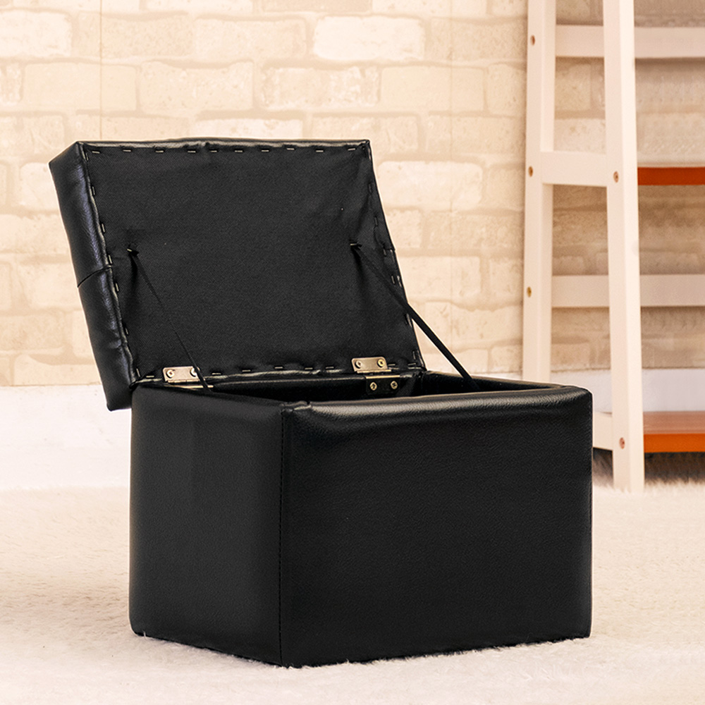 JP Kagu 日式經典皮沙發椅收納椅-小(二色) product image 1