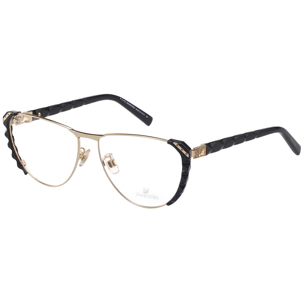 SWAROVSKI 光學眼鏡(黑配金色)SW4037