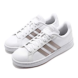 adidas 休閒鞋 Grand Court 復古 皮革 女鞋