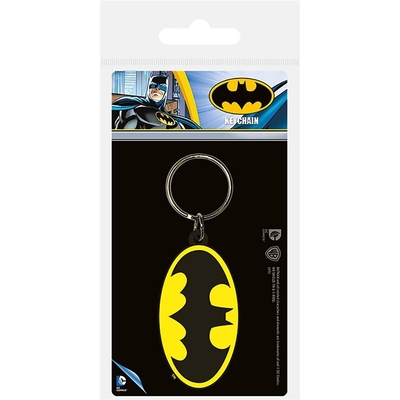 【Paladone UK】華納DC 蝙蝠俠 Batman LOGO 經典蝙蝠俠 進口鑰匙圈 橡膠鑰匙圈掛環