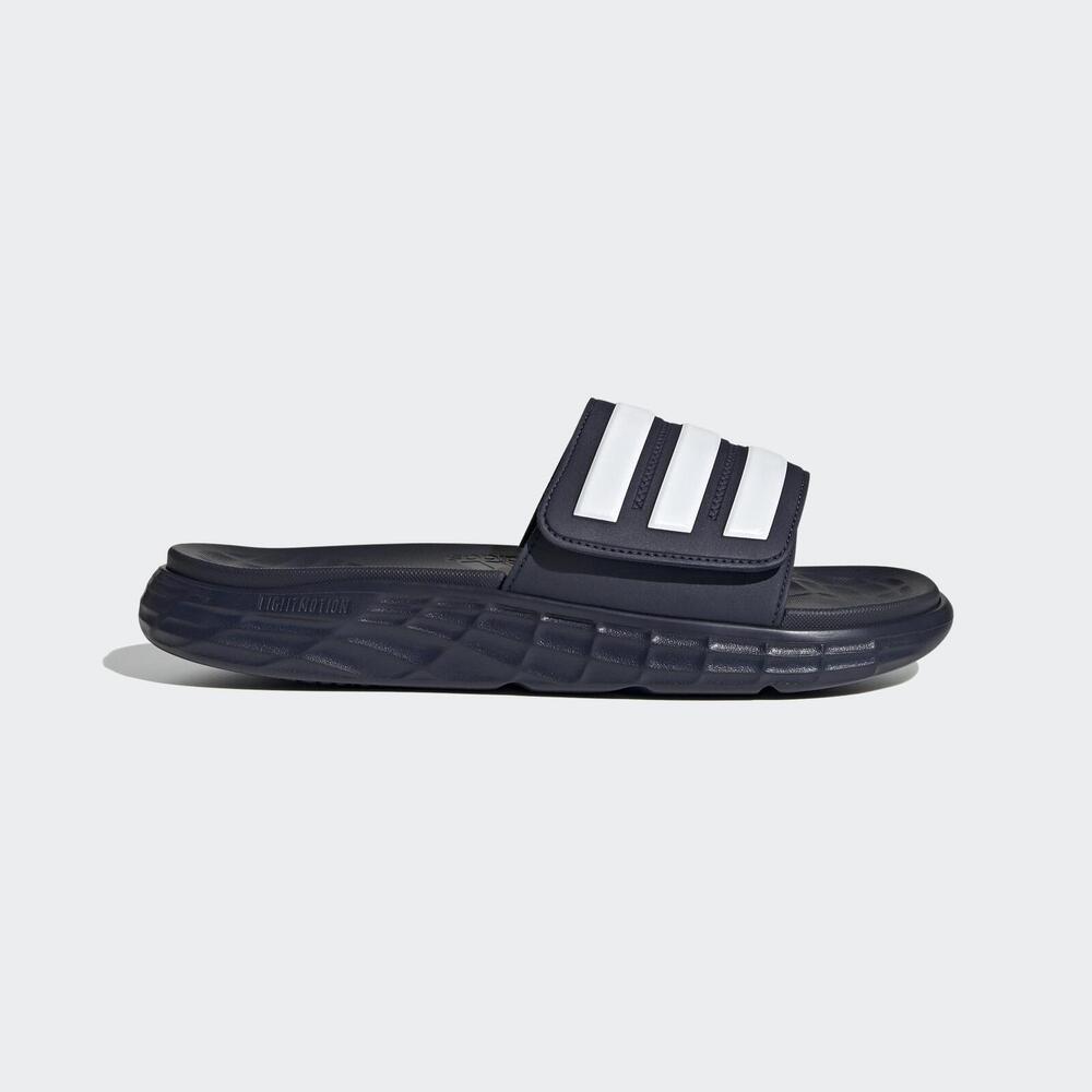 Adidas Duramo Sl Slide [FY6034] 男女鞋 拖鞋 涼鞋 運動 休閒 游泳 舒適 穿搭 黑 白