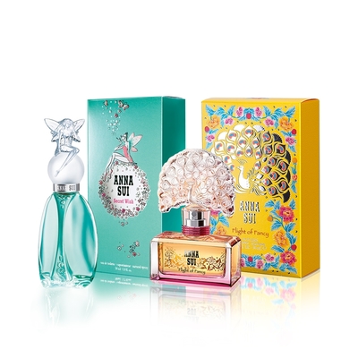 ANNA SUI 買一送一-許願精靈淡香水30ml+逐夢翎雀淡香水30ml