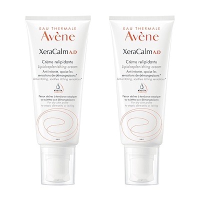 AVENE 雅漾舒緩乾癢霜 200ML 2入組