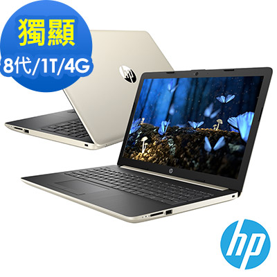 HP Laptop 15吋筆電-金(i5-8265U/MX110/4G/1TB)