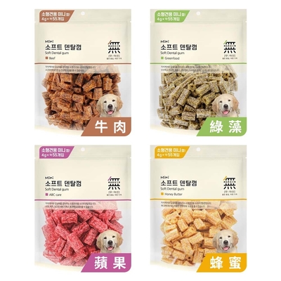 【2入組】無IN-耐咬潔牙點心 4gx55(220g)(購買第二件贈送寵物零食x1包)