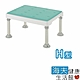 海夫健康生活館 日本 高度可調 不銹鋼 洗澡椅-軟墊H型 沐浴椅 綠色 HEFR-85 product thumbnail 1
