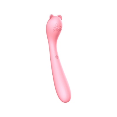 LIBO-招財鼠 8段變頻防水柔軟G點按摩棒 傾心版-粉色 情趣用品/成人用品
