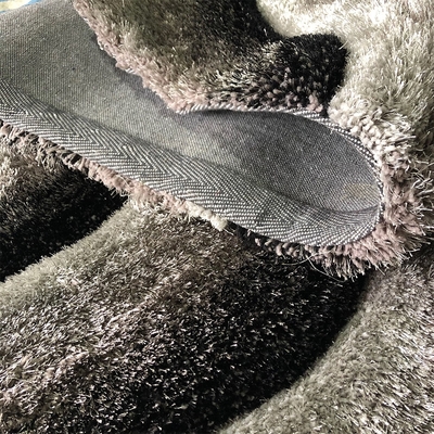 【FUWALY】凱伊立體地毯-波浪黑-160X230CM(長毛地毯 適用 客廳 居家 寢飾 生活美學)