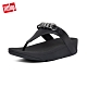 FitFlop LOTTIE CHAIN TOE-THONGS 復古鎖鏈裝飾夾腳涼鞋-女(靓黑色) product thumbnail 1