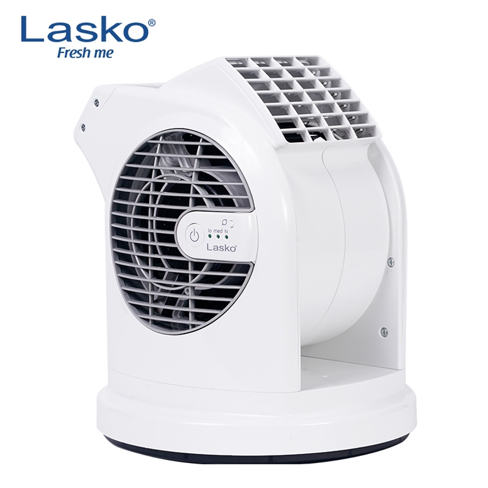 美國Lasko AirSmart自動擺頭小鋼砲渦輪噴射循環扇 U11310TW 智多星二代