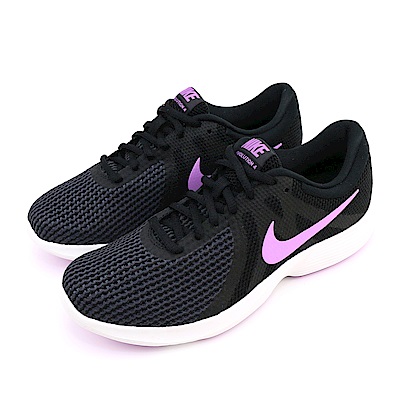 NIKE REVOLUTION 4 女慢跑鞋 908999011 黑紫