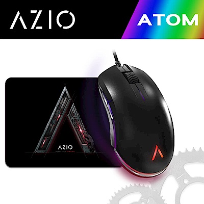 AZIO ATOM RGB炫彩光弧電競滑鼠