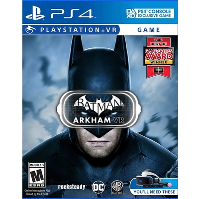 蝙蝠俠 阿卡漢 vr batman: arkham vr - ps4 vr 英文美版