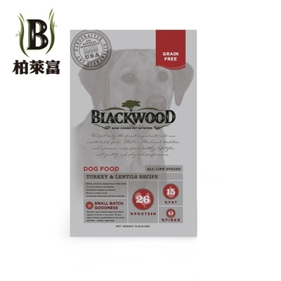 美國BLACKWOOD柏萊富-天然寵糧極鮮無穀全齡活力配方(火雞肉+扁豆) 5LB/2.2KG(購買第二件贈送寵物零食x1包)